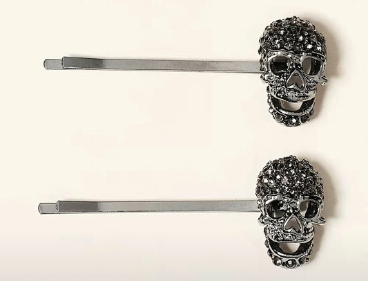 Skull Bobby pins